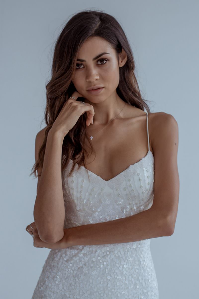 The 2018 wedding dress collection from Karen Willis Holmes. Available exclusively at Paperswan Bride