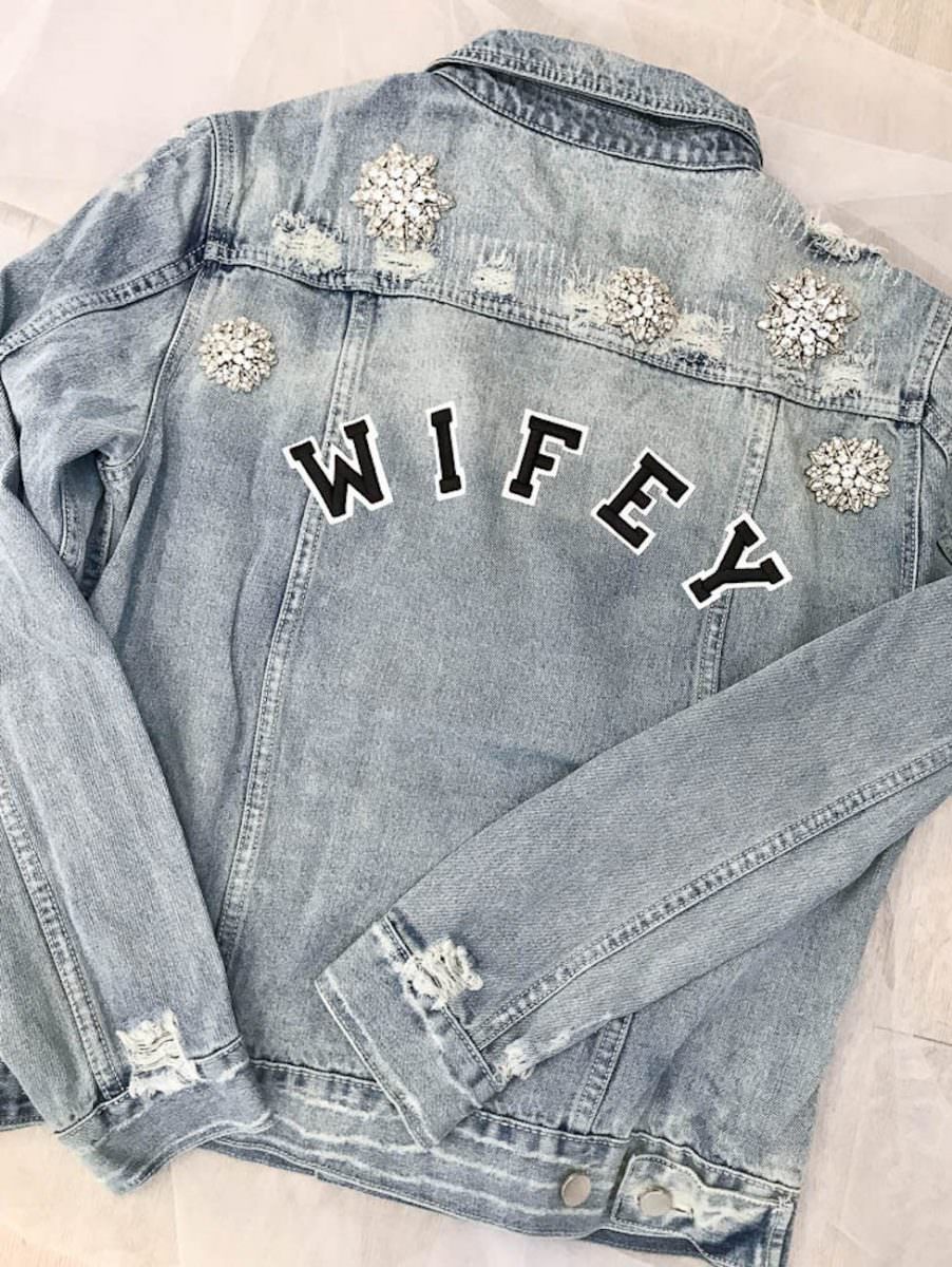 wifey denim jacket