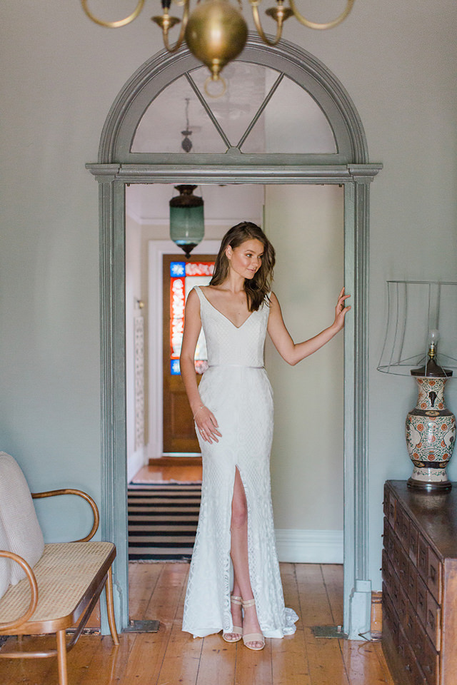Karen Willis Holmes Bobby Wedding Dress - Paperswan Bride - Wedding Dress Shop Wellington Christchurch NZ