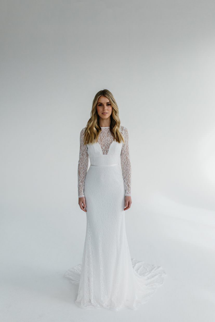 Karen Willis Holmes Karina Wedding Dress - Paperswan Bride - Wedding Dress Shop Wellington Christchurch NZ