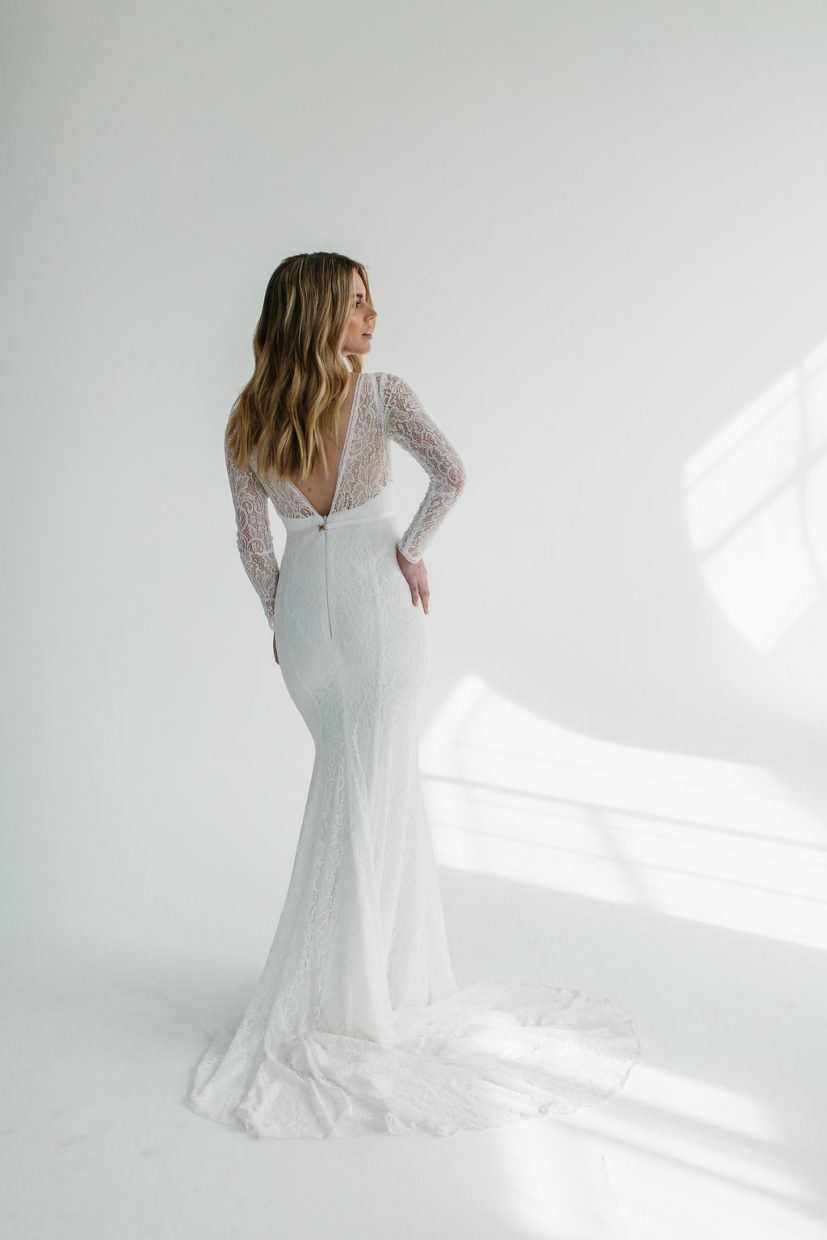 Karen Willis Holmes Karina Wedding Dress - Paperswan Bride - Wedding Dress Shop Wellington Christchurch NZ