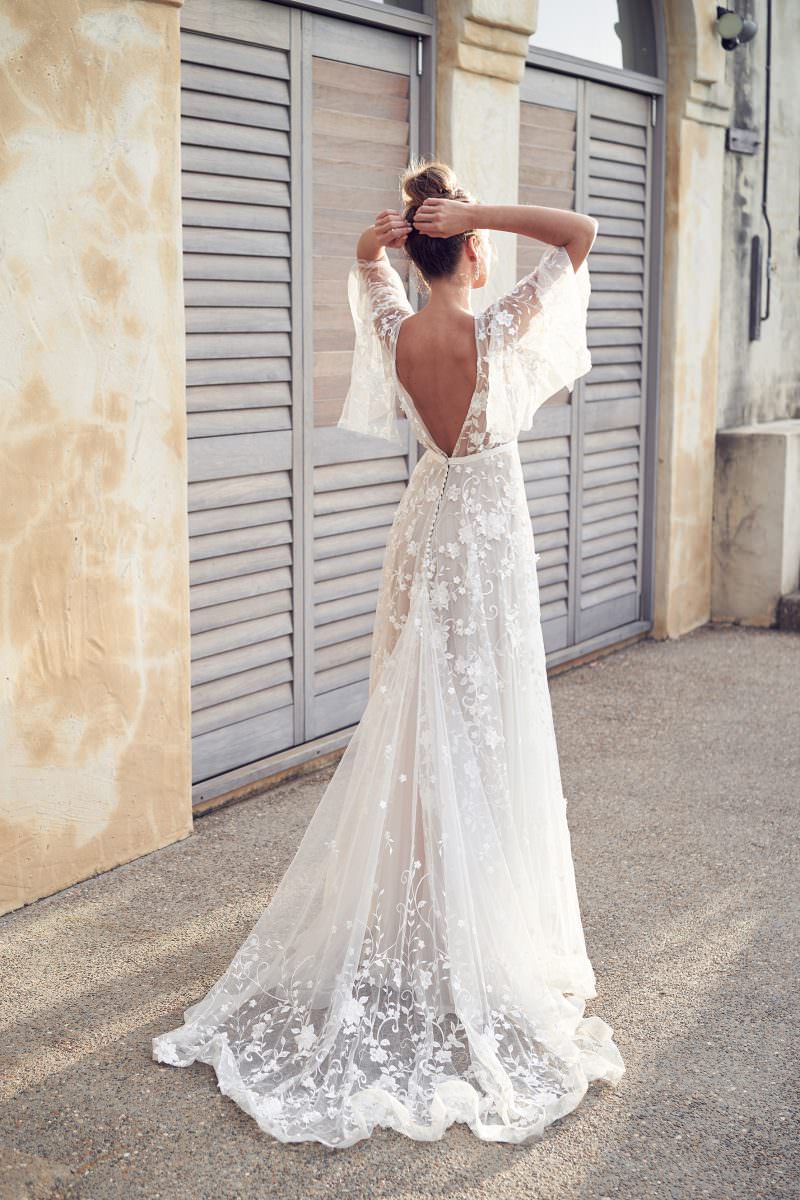 amelie draped sleeves