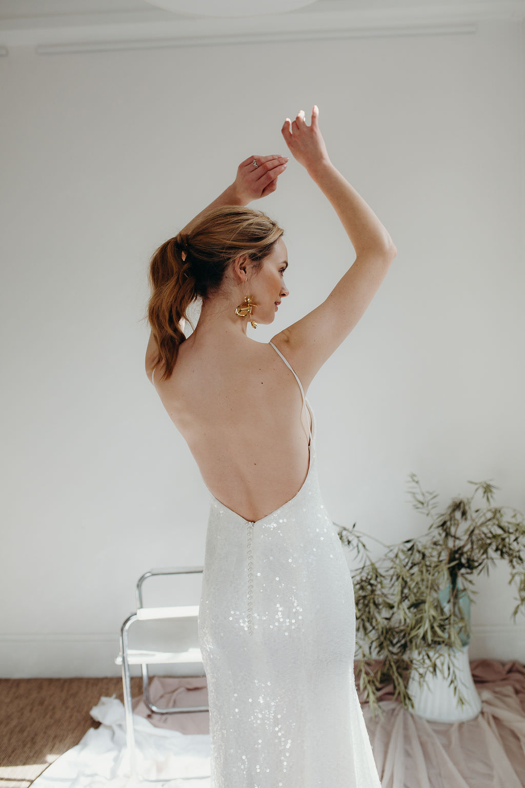 SADIE SEQUIN GOWN BY DAISY BRIDES PAPERSWAN BRIDE