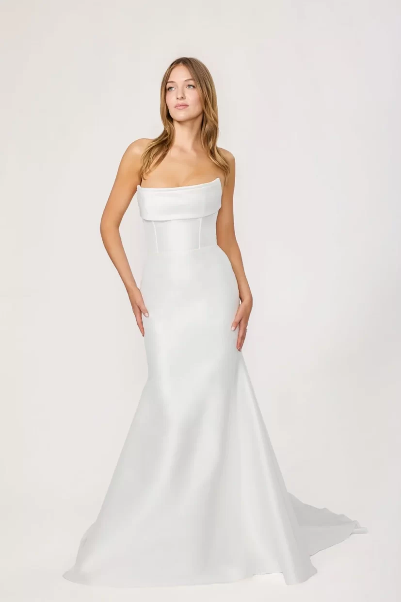 Alyssa Kristin Inez Fitted Mikado