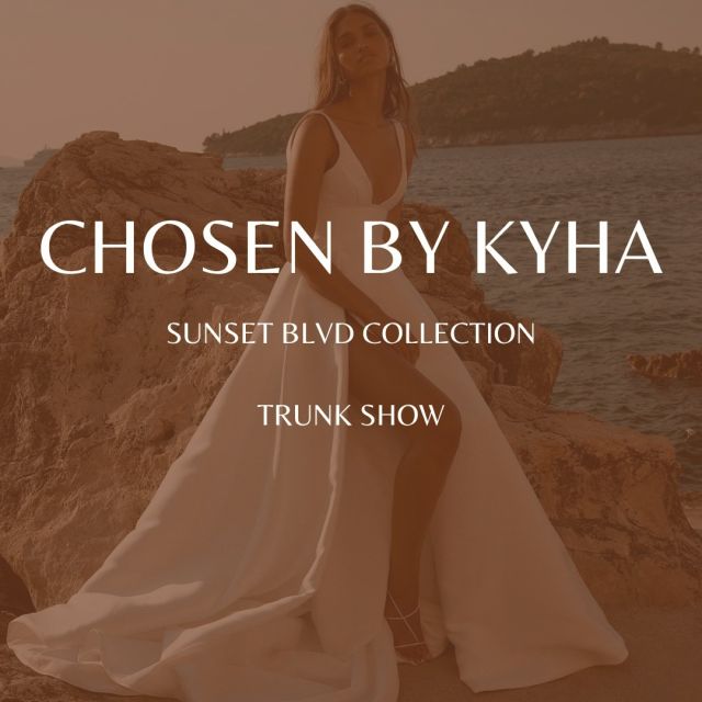 Calling all Chosen by Kyha brides!⁠
The new SUNSET BLVD collection will be in our boutiques for a limited time only.⁠
⁠
Book an appointment on www.paperswanbride.co.nz and explore this collection featuring sleek, modern silhouettes and statement-making gowns. ⁠
⁠
We can't wait to see you! x