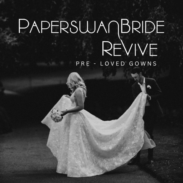 Paperswan Bride/REVIVE: Swipe to explore pre-loved styles from our REVIVE range.⁠
⁠
Pressed for time? Our Revive collection offers stunning, ready-to-wear gowns that carry their own story—a past celebration woven into its fabric, ready to be part of your own unforgettable day. ⁠
⁠