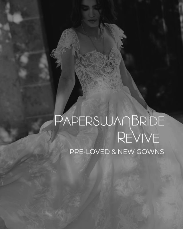 Short on time? ⁠
If time has slipped away, our Revive collection offers stunning designer gowns available off the rack, so you can find “the one” and take it home the same day. ⁠
⁠
Explore our range of pre-loved and new gowns at www.paperswanbride.co.nz/paperswan-bride-revive/⁠
⁠
-----⁠
⁠
Pre Loved Wedding Gowns, Sustainable Bridal, NZ weddings, Wellington Weddings, Auckland Weddings, Christchurch Weddings, Saint Bridal, Chosen by Kyha, 2025 Brides, NZ Brides