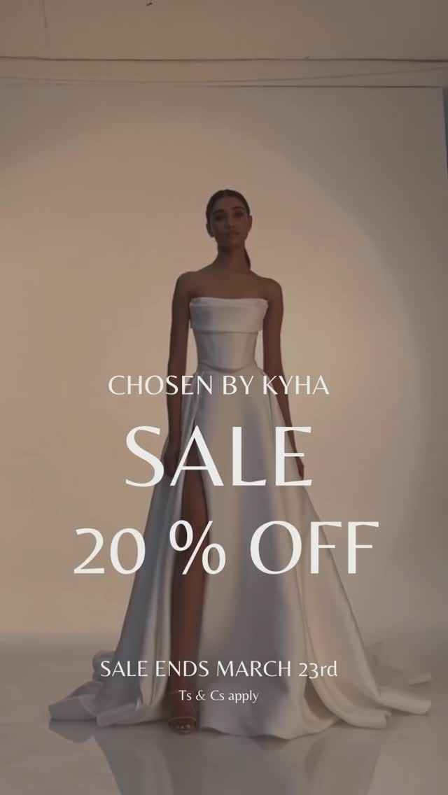 Your dream dress, now 20% off. For a limited time, indulge in the bold and modern designs of CHOSEN by KYHA—at an exclusive once-a-year discount.

Book your appointment at www.paperswanbride.co.nz

————-
#paperswanbride #aucklandweddings #christchurchwedding #wellingtonweddings #nzweddings #nzbride #2025weddingtrends #chosenbykyha