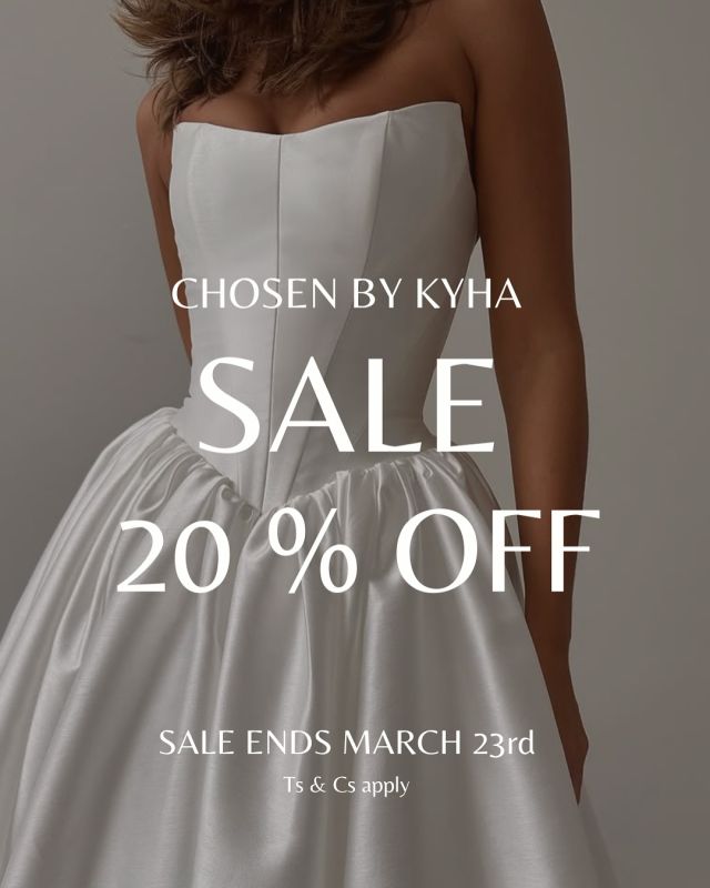 @chosenbykyha’s once a year sale is here. 20% off all CHOSEN by KYHA pieces until March 23rd — including the most coveted MILES gown, a masterclass in structure, volume and luxury. 

Plan your visit at www.paperswanbride.co.nz

———-
#chosenbykyha #wellingtonweddings #aucklandweddings #christchurchweddings #nzweddings #bridetobe #2025brides